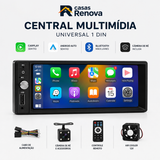 Central Multimídia Universal CarPlay Sem Fio Com Camera De Ré